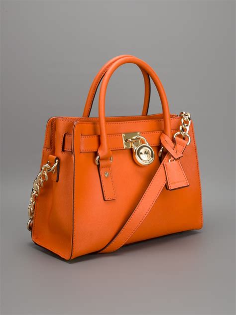 michael kors orange backpack|michael kors orange tote.